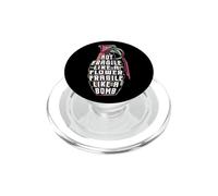 El Feminismo no es frágil como una Flor, como una Bomba PopSockets PopGrip para MagSafe
