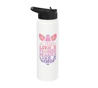 El feminismo no es frágil como una flor, como una bomba Stainless Steel Insulated Water Bottle