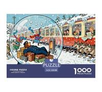 El Ferrocarril Transiberiano está atascado Puzzle De Madera Impermeable DIY Puzzles De 1000 Piezas Regalos para Adultos Desafiante Y Estimulante Rompecabezas Juegos Educativos