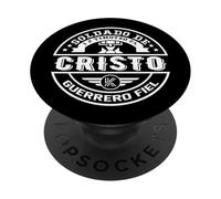 El Fiel Soldado de Jesucristo |Soldado de Dios Guerrero Fiel PopSockets PopGrip Adhesivo