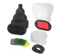 El filtro de color Snoot de goma para unidades intermitentes proporciona un control preciso del haz que mejora las fotos para fotógrafos, aficionados, portátil Snoot