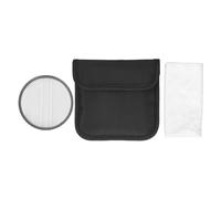 El Filtro de Efecto Especial de Double Half Half Prism de mtlavishy CREA un desenfoque único y una luz distintiva para el Video Retrato y la fotografía de la Vida Muerta de Vidrio (77 mm)