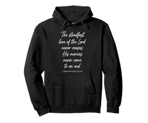 El Firme Amor del Señor Fe Lamentaciones 3:22-23 Sudadera con Capucha