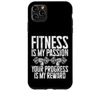 El Fitness es mi pasión, tu Progreso es mi recompensa, Entrenador Carcasa para iPhone 11 Pro MAX
