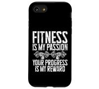 El Fitness es mi pasión, tu Progreso es mi recompensa, Entrenador Carcasa para iPhone SE (2020) / 7/8