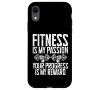 El Fitness es mi pasión, tu Progreso es mi recompensa, Entrenador Carcasa para iPhone XR