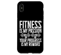El Fitness es mi pasión, tu Progreso es mi recompensa, Entrenador Carcasa para iPhone XS MAX