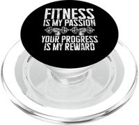 El Fitness es mi pasión, tu Progreso es mi recompensa, Entrenador PopSockets PopGrip para MagSafe