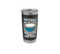 El fútbol se tocará antes y después de tocar la batería Vaso térmico de acero inoxidable de doble pared