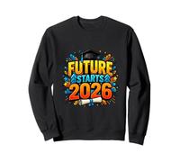 El Futuro Comienza la Clase de graduación de diseño 2026 Sudadera