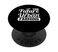 El Futuro Es Agricultura Urbana Jardinería PopSockets PopGrip Adhesivo