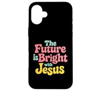 El futuro es brillante con Jesús Carcasa para iPhone 16 Plus