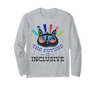 El Futuro Es Inclusivo Orgullo LGBTQ Orgullo Gay Arco Iris Manga Larga