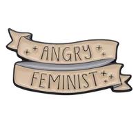 El futuro es pin de esmalte femenino, broches de energía de las niñas, joyería feminismo, Klein, Metal no precioso