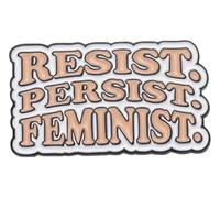 El futuro es pin de esmalte femenino, broches de energía de las niñas, joyería feminismo, Klein, Metal no precioso