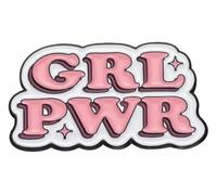 El futuro es pin de esmalte femenino, broches de energía de las niñas, joyería feminismo, Klein, Metal no precioso