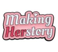 El futuro es pin de esmalte femenino, broches de energía de las niñas, joyería feminismo, Klein, Metal no precioso