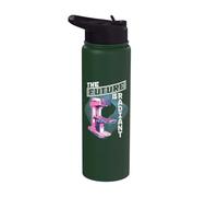 El futuro es radiante Cita divertida Radiólogo Radiología Tech Stainless Steel Insulated Water Bottle