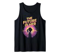 El Futuro es su empoderamiento de Las Mujeres Igualdad de Las Mujeres Camiseta sin Mangas