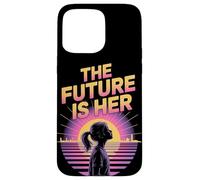 El Futuro es su empoderamiento de Las Mujeres Igualdad de Las Mujeres Carcasa para iPhone 15 Pro MAX