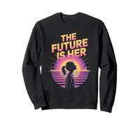 El Futuro es su empoderamiento de Las Mujeres Igualdad de Las Mujeres Sudadera