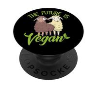 El Futuro es Vegano, ve a lo Vegano Vegano Divertido. PopSockets PopGrip Adhesivo