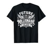 El Futuro millonario es el Empresario de Rutina Hustle Camiseta gráfica económica