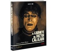 El gabinete del doctor Caligari (The Cabinet of Dr. Caligari) (Das Cabinet des Dr. Caligari) (1920) (Robert Wiene) - Ed. Libro (64 pags) (Blu-ray)
