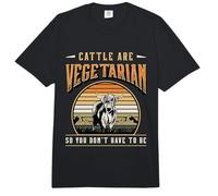 El Ganado es Vegetariano, así Que Usted Ganadero Ganadería Comfort Colors Adult Heavyweight T-Shirt