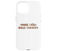 El Ganado Trabajador construye un Granero de Personajes Carcasa para iPhone 15