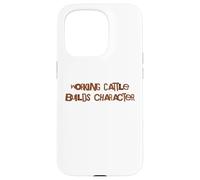 El Ganado Trabajador construye un Granero de Personajes Carcasa para iPhone 15 Pro