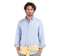 El Ganso Camisa Algodón Garment Dyed Celeste