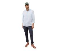 El Ganso Camisa Lino Garment Dyed Button Down Celeste