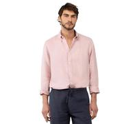 El Ganso Camisa Lino Garment Dyed Button Down Rosa