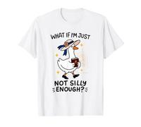 El Ganso de la Iglesia del Cristianismo no es lo Suficientemente Tonto Divertido Camiseta gráfica económica, Hombre, Blanco, S