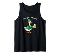 El Ganso del día de San Patricio se volverá un Poco Tonto Camiseta sin Mangas