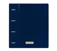 EL GANSO ECLIPSE - Carpeblock con 4 Anillas de 35 mm, con Recambio, con 100 Hojas A4, Ideal para Niños de Diferentes Edades, Cómoda y Versátil, Calidad y Resistencia, 27x4x32 cm