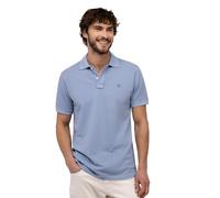 El Ganso Polo Piqué Garment Dyed Azul Medio