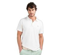 El Ganso Polo Piqué Garment Dyed Blanco