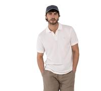 El Ganso Polo Piqué Garment Dyed Blanco