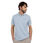 El Ganso Polo Piqué Garment Dyed Celeste