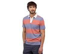El Ganso Polo Rugby Manga Corta Rojo Azul