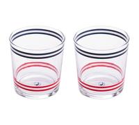 El Ganso Set 2pzs Vasos de cristal a rayas 345ml