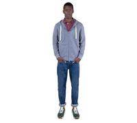El Ganso Sudadera Zipper Garment Dyed Gris