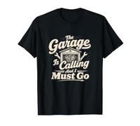 El Garaje Llama a Wrench Garage Life Camiseta