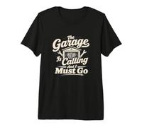El Garaje Llama a Wrench Garage Life Camiseta Premium