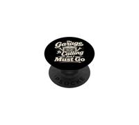 El Garaje Llama a Wrench Garage Life PopSockets PopGrip Adhesivo