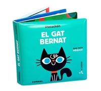 El gat Bernat - Llibre de bany per a nadons amb tinta màgica | Joc de buscar i descobrir elements amagats | A partir de 3 mesos (CATALAN)