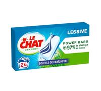 El Gato Aliento de Frescura Power Bars - 24 dosis (24 lavados) - El detergente de última generación Polvo compactado