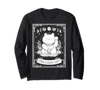 El Gato de la Suerte Maneki Neko Tarot japonés Luna Bruja Manga Larga